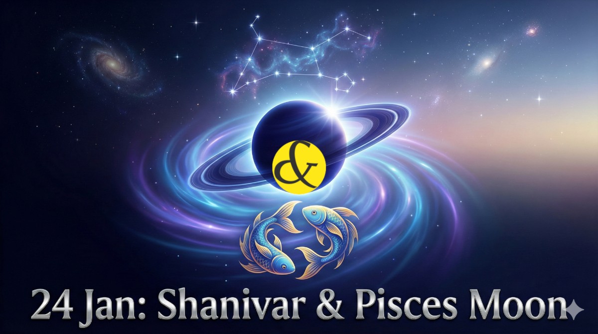 Aaj Ka Rashifal 24 January 2026: Saturday Horoscope & Uttara Bhadrapada Nakshatra