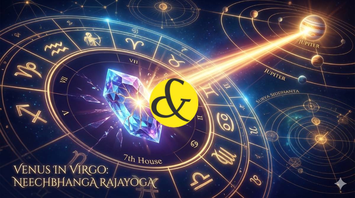 Debilitated Venus in 7th House: Marriage Struggle or Rajyoga? (Vedic Analysis)