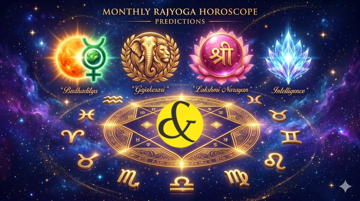 | May 2026 Monthly Horoscope 4 Rajyoga astrology predictions |