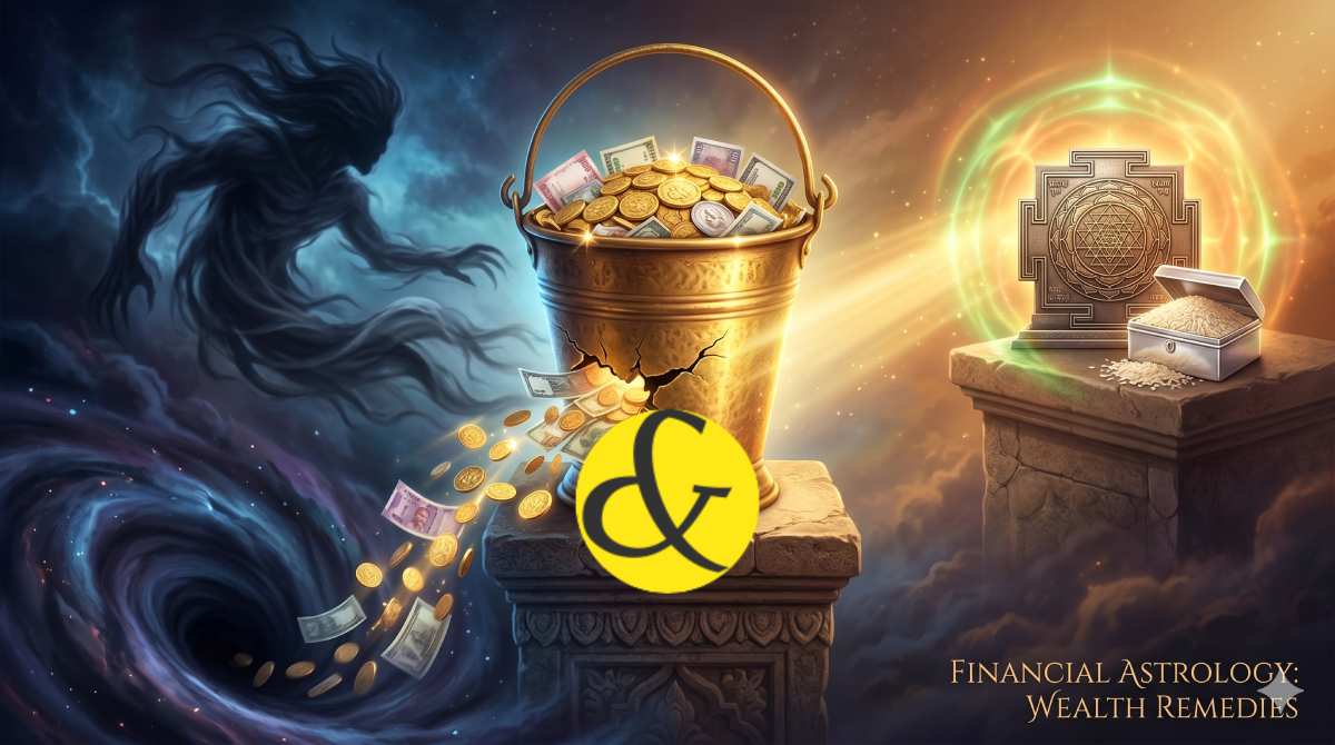 | astrology of wealth loss why money doesn't stay remedies   |