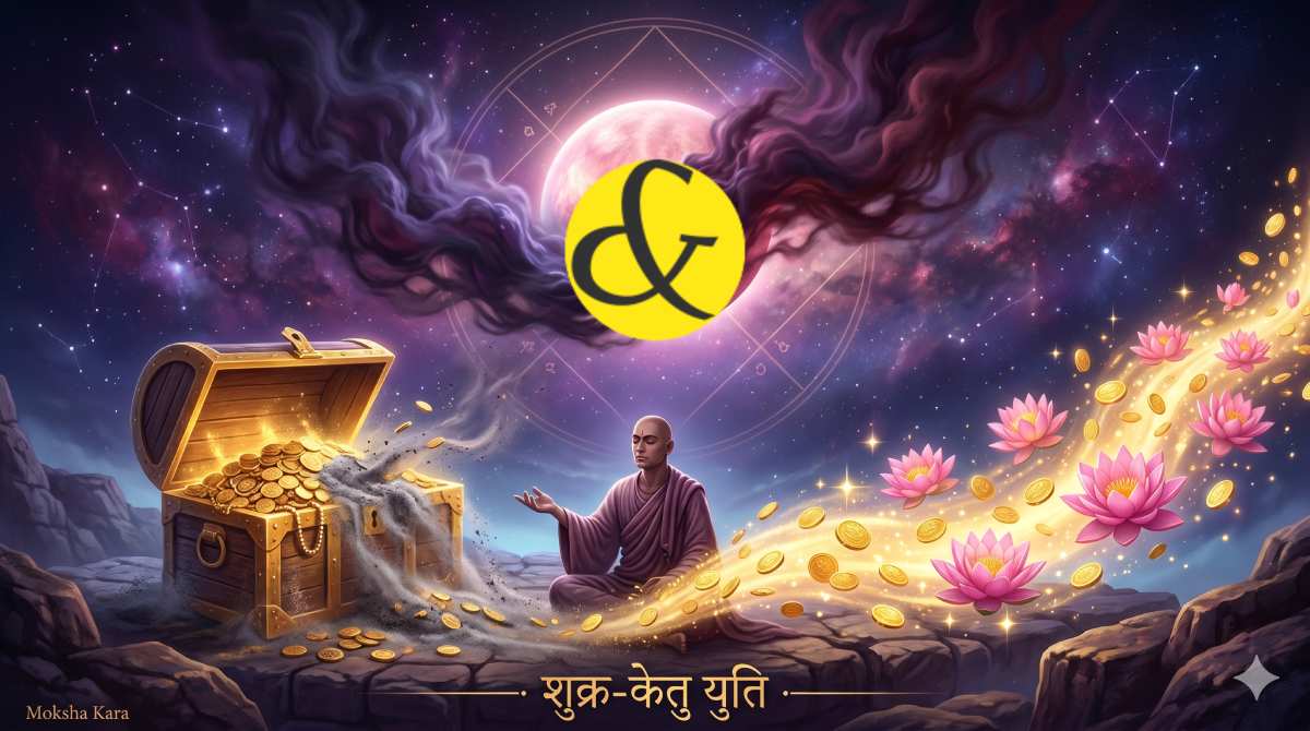 शुक्र-केतु युति (Venus-Ketu Conjunction): वित्त-वैराग्य योग