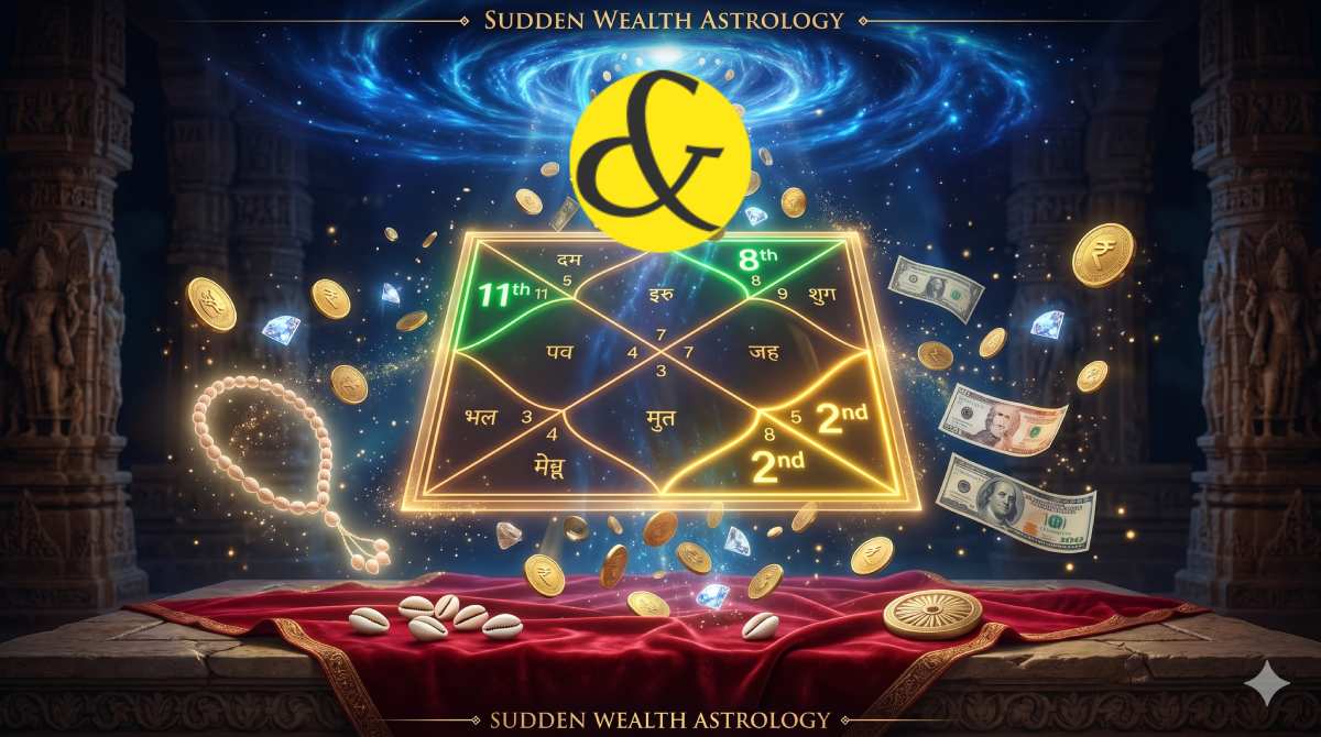 10 Yogas for Sudden Wealth: Lottery & Jackpot in Astrology