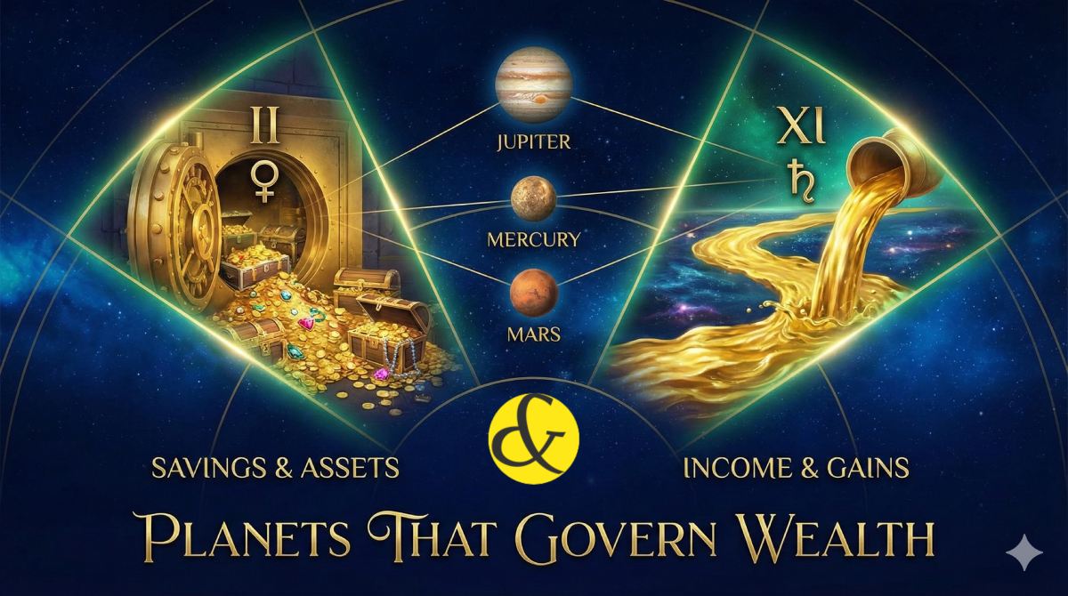 The Wealth : Which Planets Control Your Money, Assets & Financial Freedom?