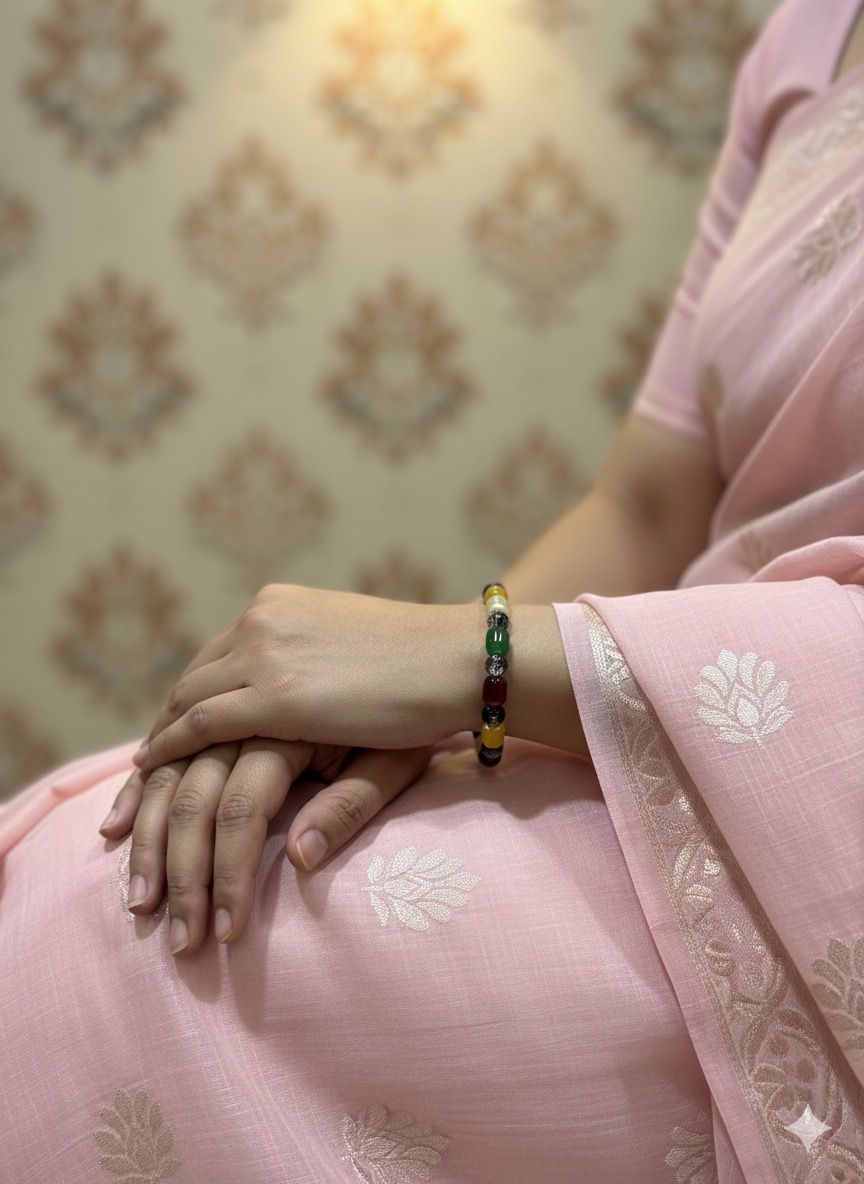 Premium Navagraha Shanti Power Bracelet - Nine Planetary Alignment - Gallery Image 2