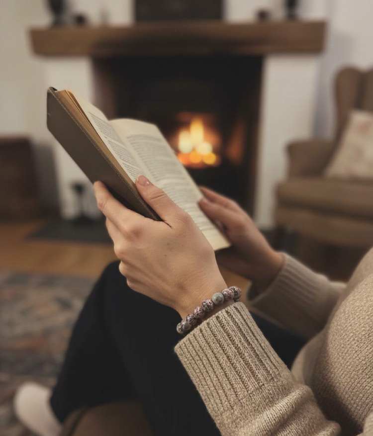 Larvikite "Inner Vision" Grounding & Protection Bracelet - Gallery Image 2