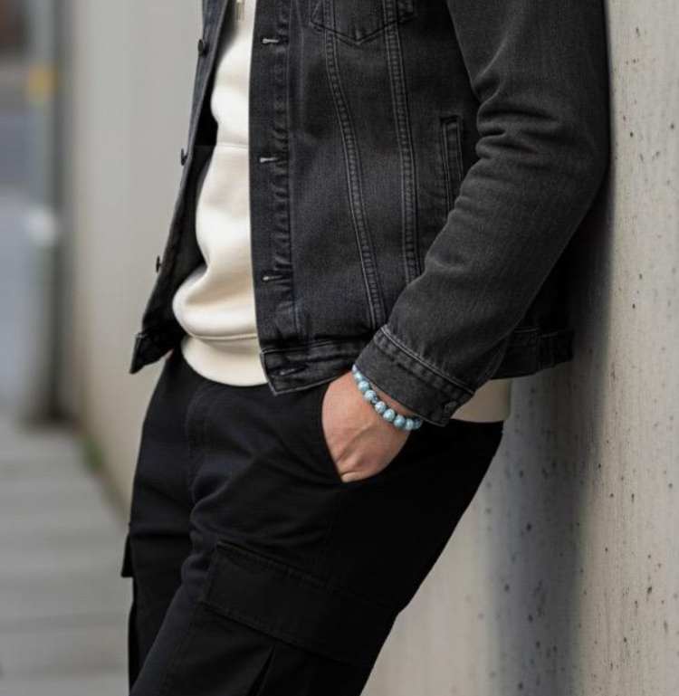 Turquoise "Satya" Truth & Protection Bracelet - Gallery Image 2