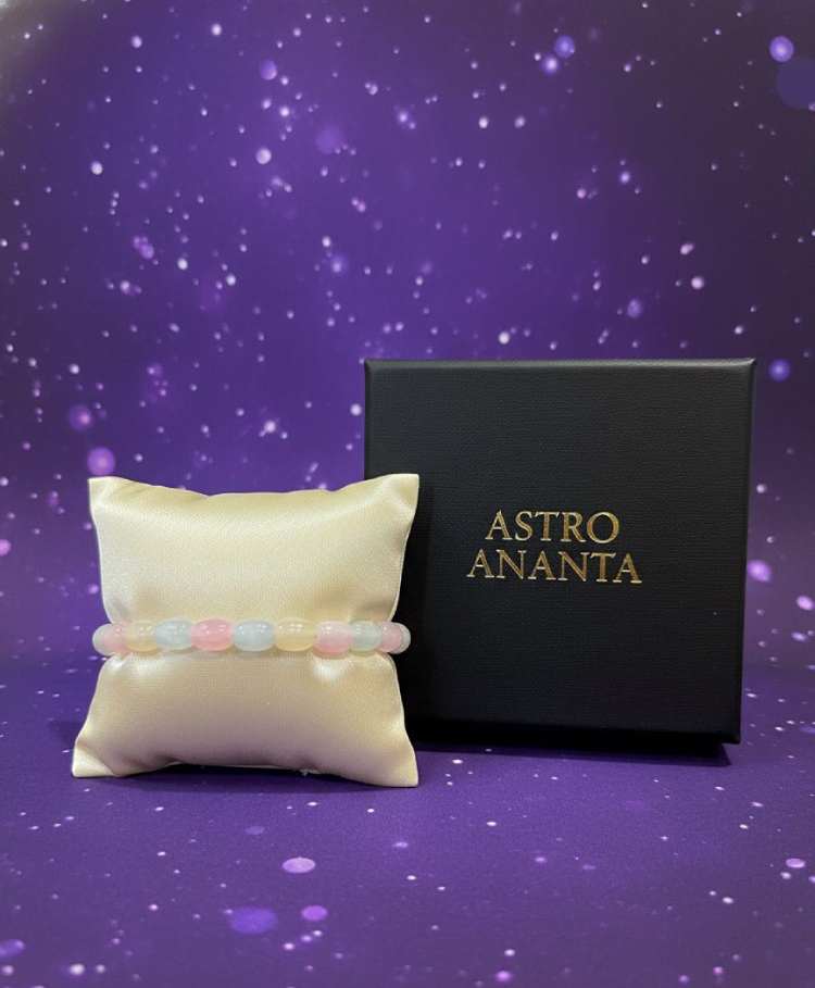 Morganite "Divya Prem" Divine Love & Emotional Stability Bracelet - Gallery Image 2