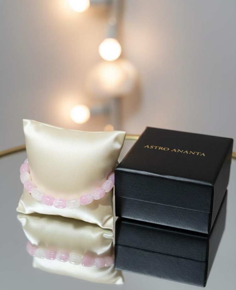 Pure Rose Quartz | Unconditional Love & Harmony Bracelet - Gallery Image 4