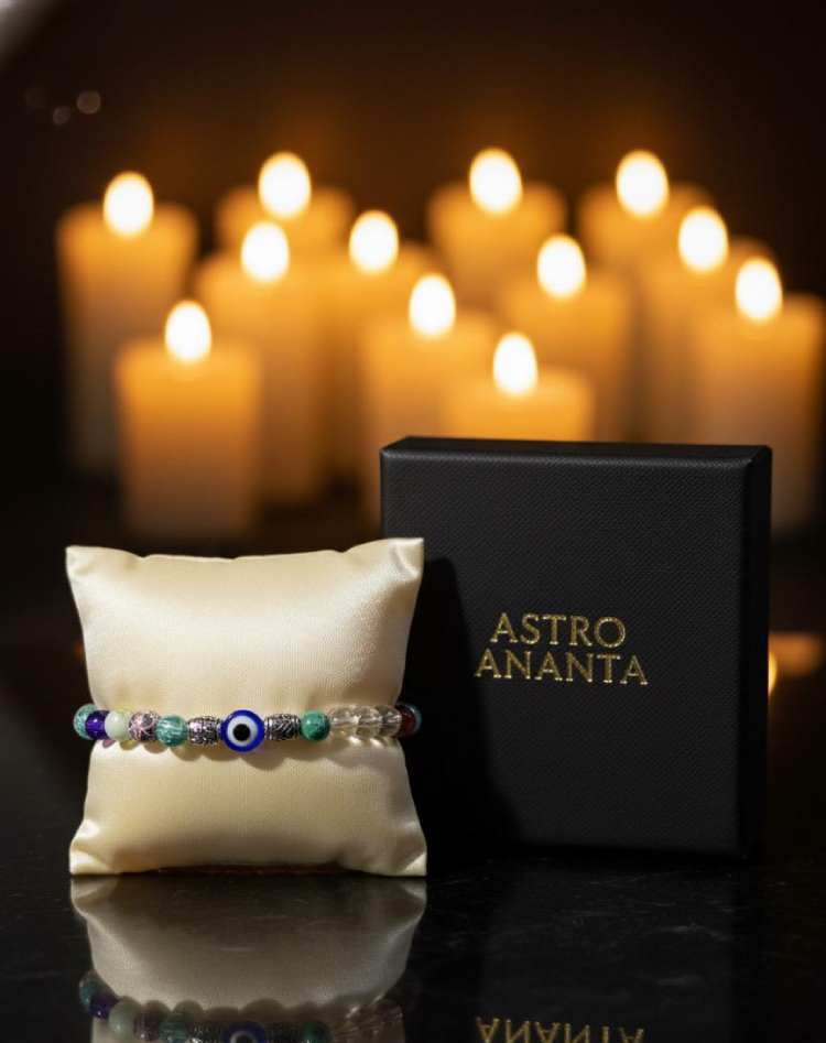 Evil Eye Chakra Guardian Bracelet - Amplified Protection & Energetic Balance - Gallery Image 3