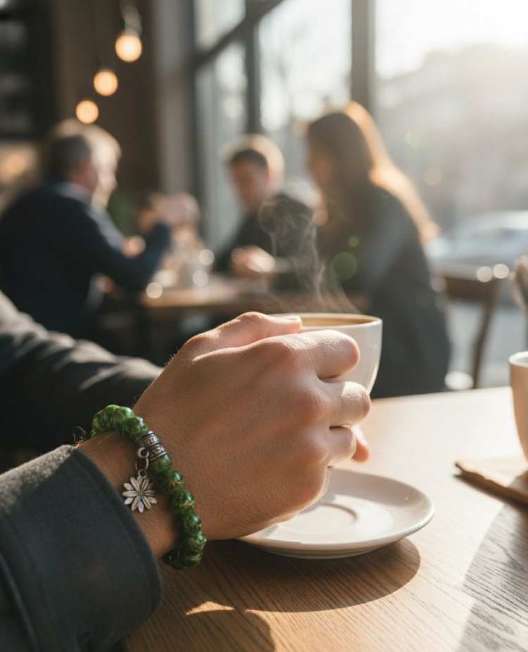 Green Jasper "Arogya" Healing & Stability Bracelet