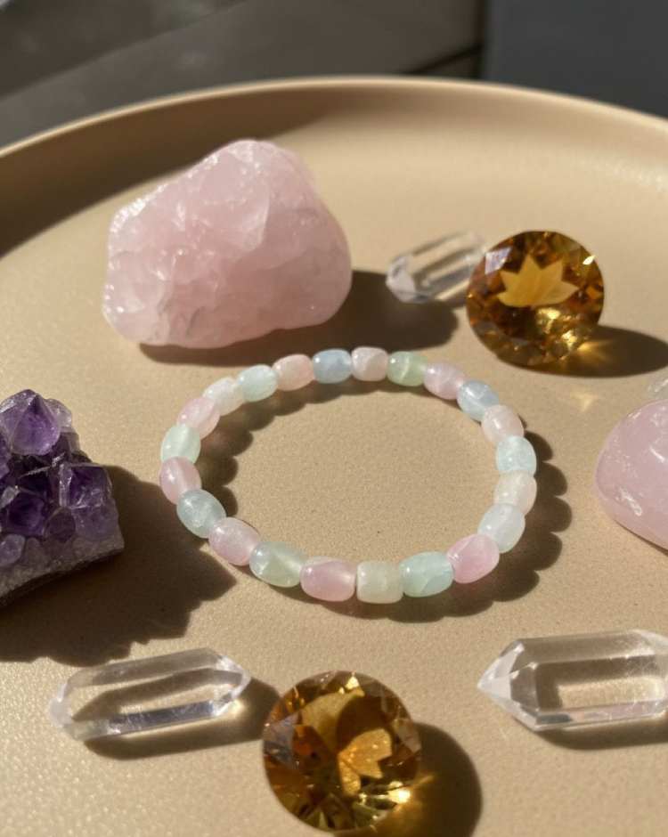 Morganite "Divya Prem" Divine Love & Emotional Stability Bracelet