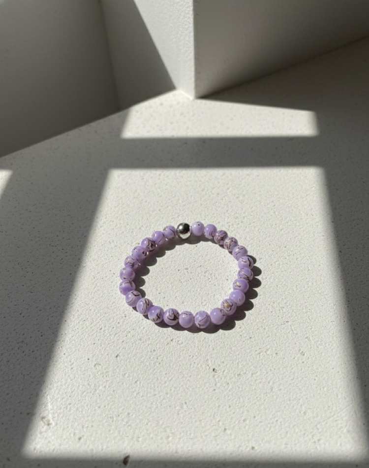 Lilac Jasper "Shanti Chetana" Intuition & Inner Peace Bracelet